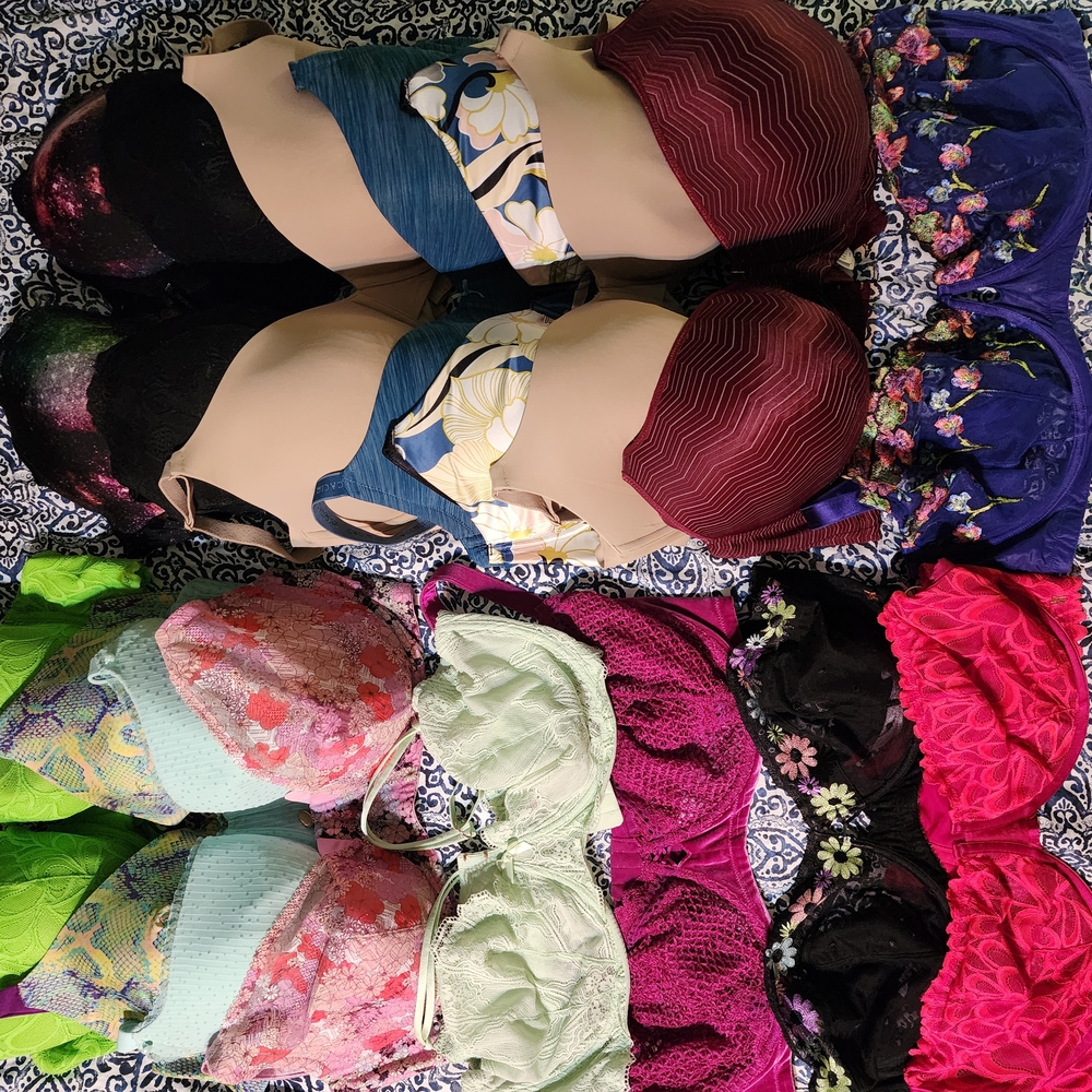 Bra Wardrobe Lot 46DD 46E Torrid Cacique Savage X Fenty Ashley Stewart